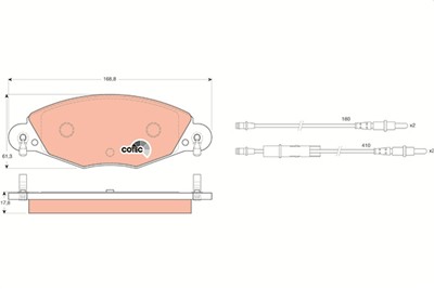 TRW GDB1449 Číslo výrobce: 23273. EAN: 3322937283736.