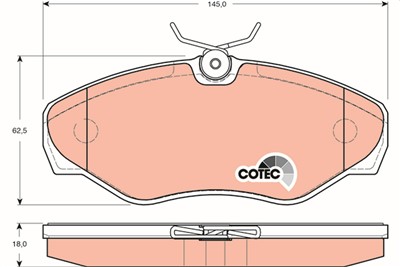 TRW GDB1478 Číslo výrobce: 23099. EAN: 3322937297191.