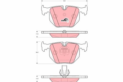 TRW GDB1527 Číslo výrobce: 21487. EAN: 3322937321582.