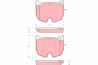TRW GDB1541 Číslo výrobce: 23541. EAN: 3322937334315.