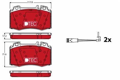 TRW GDB1543DTE Číslo výrobce: 23271. EAN: 3322938283759.
