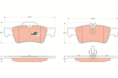 TRW GDB1546 Číslo výrobce: 23334. EAN: 3322937334612.
