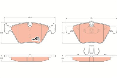 TRW GDB1559 Číslo výrobce: 23347. EAN: 3322937353279.