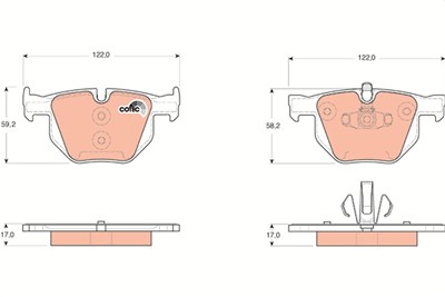 TRW GDB1560 Číslo výrobce: 23550. EAN: 3322937353484.