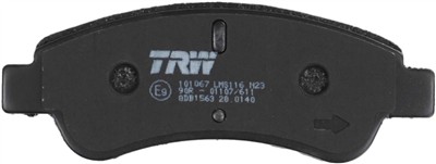 TRW GDB1563 Číslo výrobce: 24101. EAN: 3322937353248.