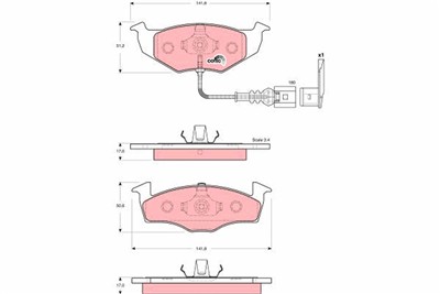 TRW GDB1586 Číslo výrobce: 21868. EAN: 3322937370054.