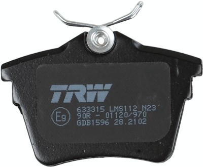 TRW GDB1596 Číslo výrobce: 24135. EAN: 3322937370092.