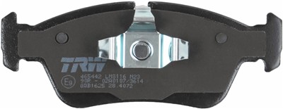 TRW GDB1625 Číslo výrobce: 23935. EAN: 3322937398027.