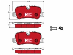 TRW GDB1632DTE DTEC COTEC