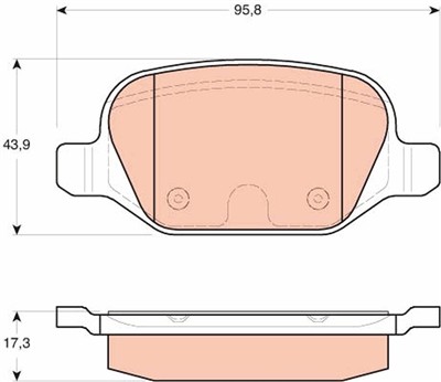 TRW GDB1646 Číslo výrobce: 23517. EAN: 3322937430741.