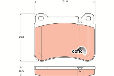 TRW GDB1693 Číslo výrobce: 23945. EAN: 3322937517725.