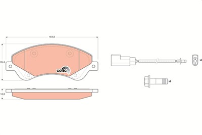 TRW GDB1723 Číslo výrobce: 24485. EAN: 3322937578474.