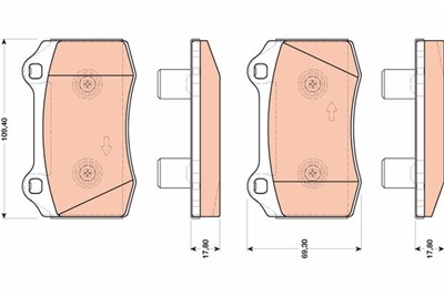 TRW GDB1773 Číslo výrobce: 21831. EAN: 3322937887675.