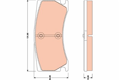 TRW GDB1801 Číslo výrobce: 24851. EAN: 3322937949571.