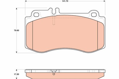 TRW GDB1822 Číslo výrobce: 24976. EAN: 3322937973651.