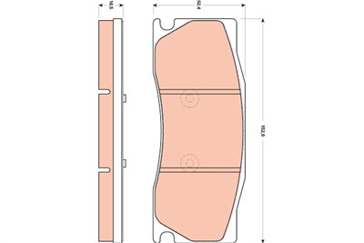 TRW GDB1850 Číslo výrobce: 24850. EAN: 3322938023973.