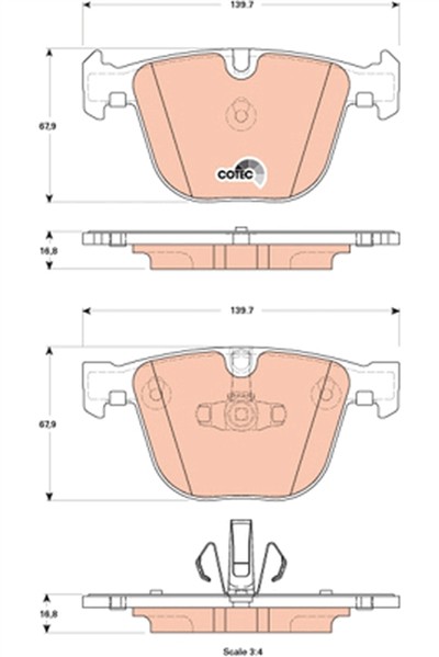 TRW GDB1857 Číslo výrobce: 23731. EAN: 3322938024048.