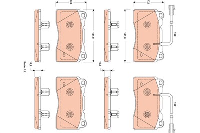 TRW GDB1888 Číslo výrobce: 23661. EAN: 3322938075101.