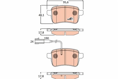 TRW GDB1905 Číslo výrobce: 25156. EAN: 3322938085704.