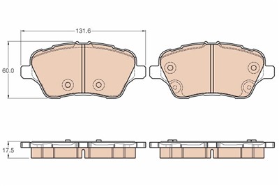 TRW GDB1959 Číslo výrobce: 25134. EAN: 3322938162221.