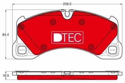 TRW GDB1969DTE Číslo výrobce: 24553. EAN: 3322938227180.