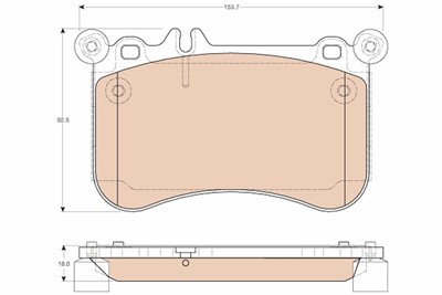 TRW GDB1972 Číslo výrobce: 25219. EAN: 3322938154776.