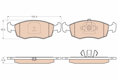 TRW GDB2015 Číslo výrobce: 20908. EAN: 3322938193133.