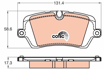TRW GDB2029 Číslo výrobce: 25720. EAN: 3322938218508.