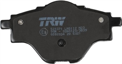 TRW GDB2034 Číslo výrobce: 25827. EAN: 3322938223755.