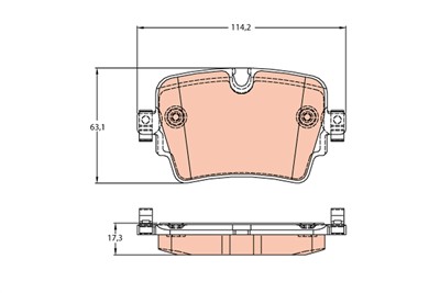 TRW GDB2095 Číslo výrobce: 22070. EAN: 3322938297954.