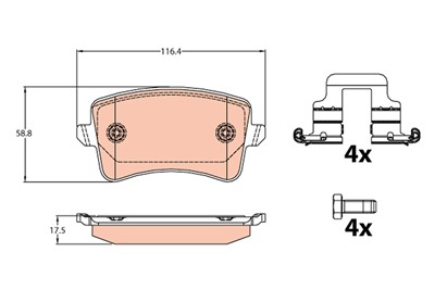 TRW GDB2107 EAN: 3322938314651.