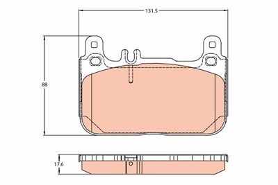 TRW GDB2118 Číslo výrobce: 25505. EAN: 3322938319472.