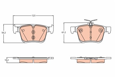 TRW GDB2179 Číslo výrobce: 25008. EAN: 3322938408565.