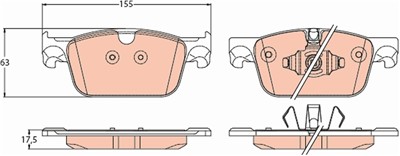 TRW GDB2221 Číslo výrobce: 22098. EAN: 3322938425142.