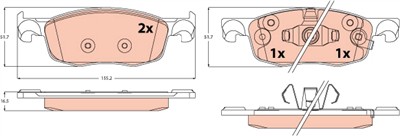 TRW GDB2576 Číslo výrobce: 26444.
