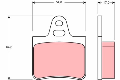 TRW GDB263 Číslo výrobce: 20575. EAN: 3322936402633.