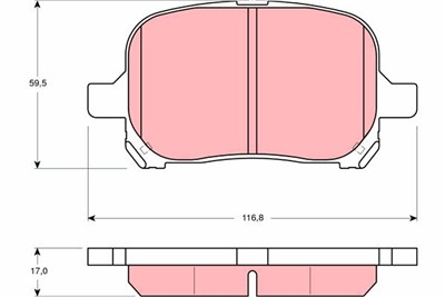 TRW GDB3152 Číslo výrobce: 23513. EAN: 3322937201334.