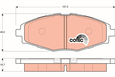TRW GDB3195 Číslo výrobce: 23241. EAN: 3322937242498.