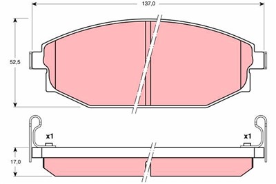TRW GDB3232 Číslo výrobce: 23518. EAN: 3322937264520.