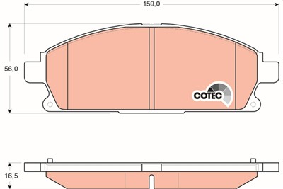 TRW GDB3293 Číslo výrobce: 23420. EAN: 3322937300624.