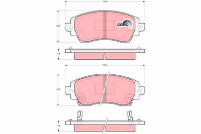 TRW GDB3333 Číslo výrobce: 23088. EAN: 3322937338320.