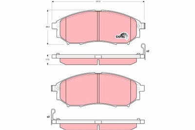 TRW GDB3392 Číslo výrobce: 23698. EAN: 3322937412440.