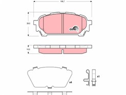 TRW GDB3395 COTEC