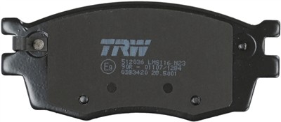 TRW GDB3420 Číslo výrobce: 24317. EAN: 3322937511846.