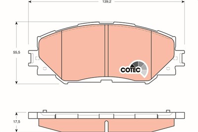 TRW GDB3425 Číslo výrobce: 24336. EAN: 3322937511693.