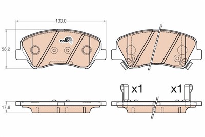 TRW GDB3548 Číslo výrobce: 25348. EAN: 3322938162252.