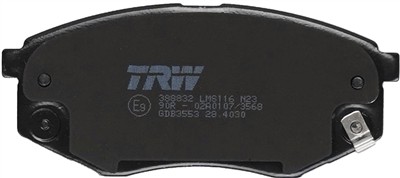 TRW GDB3553 Číslo výrobce: 25187. EAN: 3322938162337.