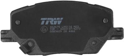 TRW GDB3629 Číslo výrobce: 22165. EAN: 3322938304966.