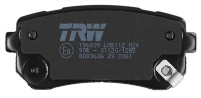 TRW GDB3636 Číslo výrobce: 24321. EAN: 3322938323653.