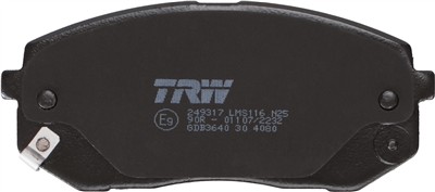 TRW GDB3640 Číslo výrobce: 24501. EAN: 3322938330538.